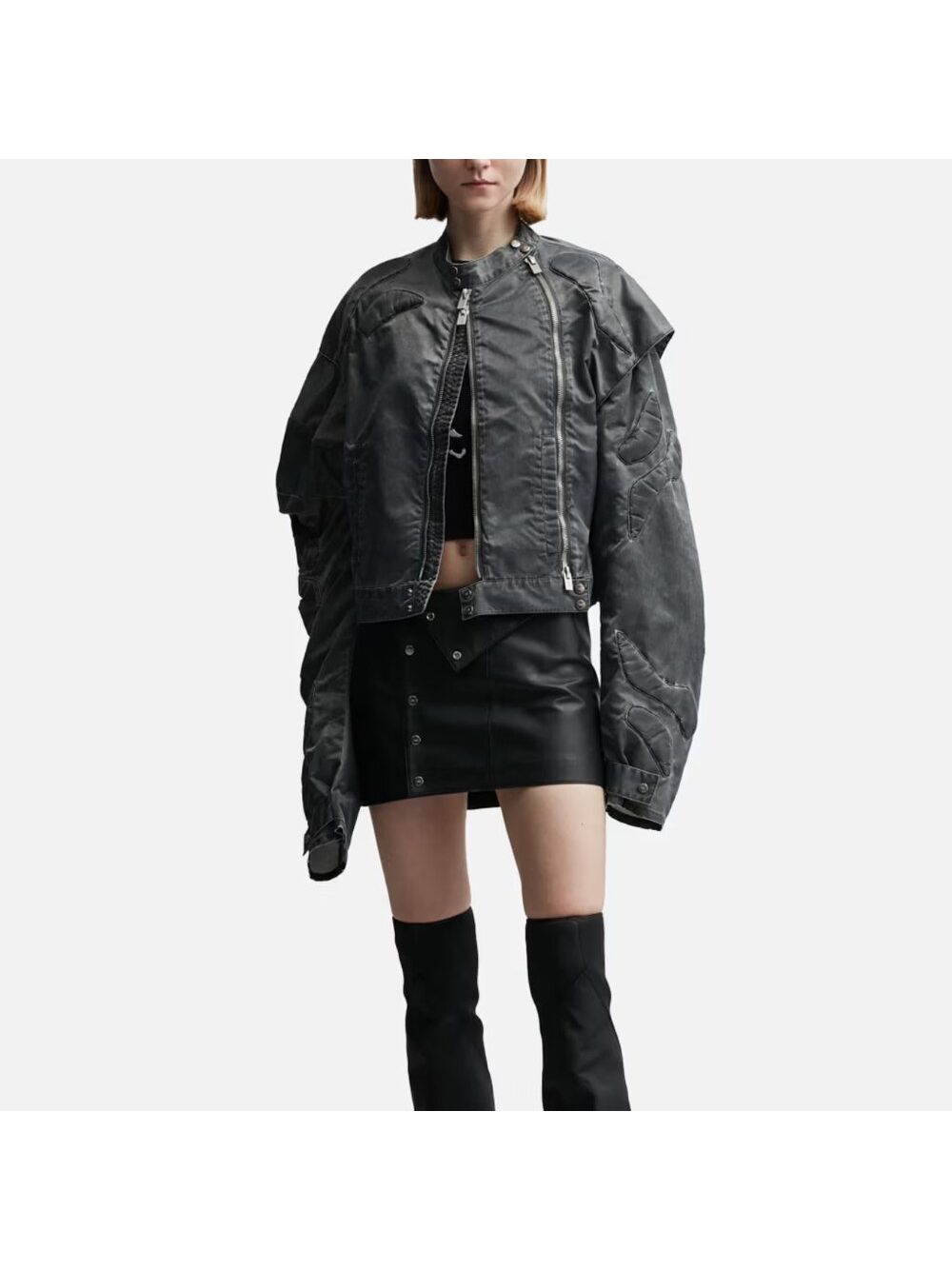 Nwt Heliot Emil Molded Biker Jacket — image 2 of 6